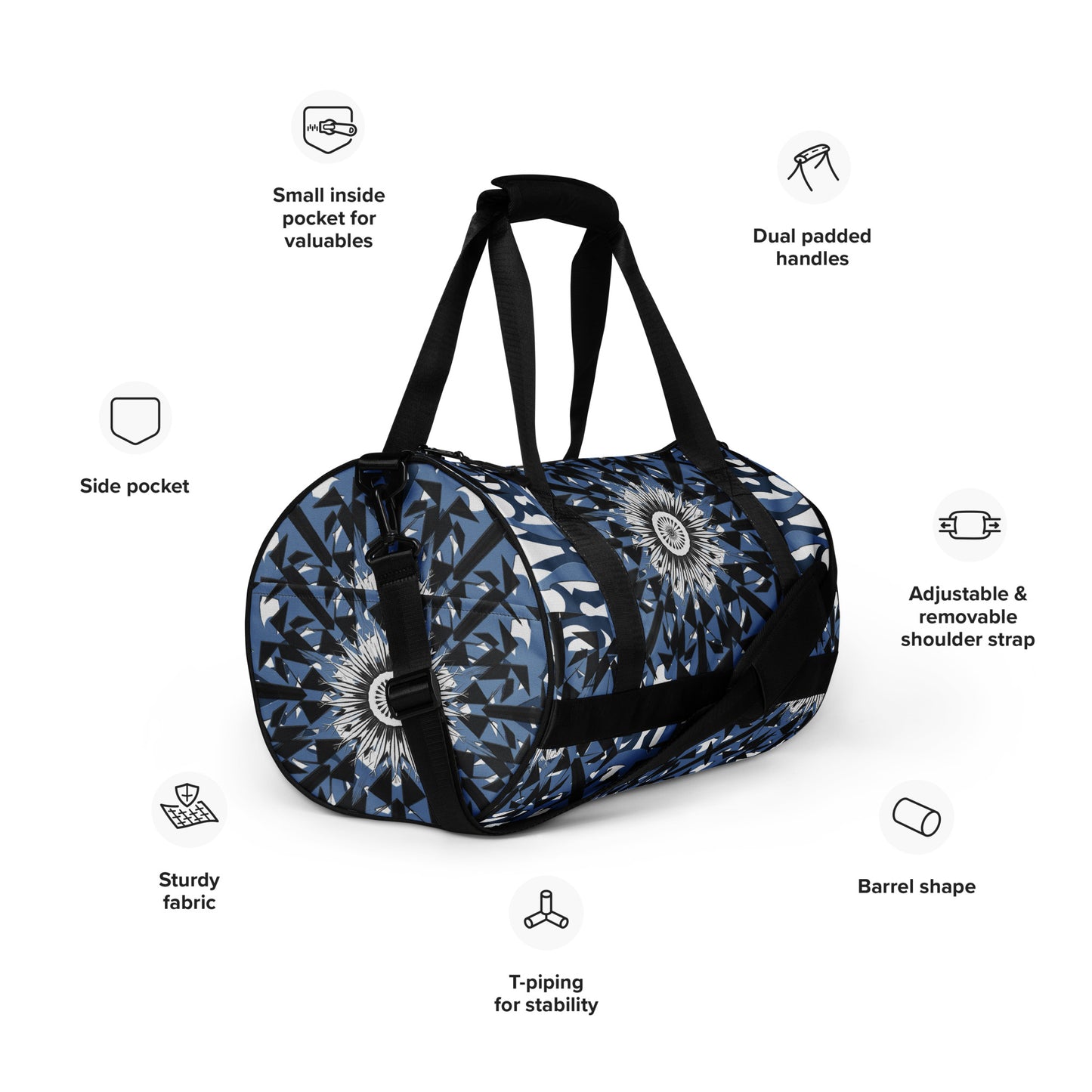 Snowy Night gym bag